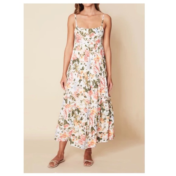 Faithfull the Brand Dresses & Skirts - FAITHFULL THE BRAND Corvina Midi Dress in Teatro Floral Print